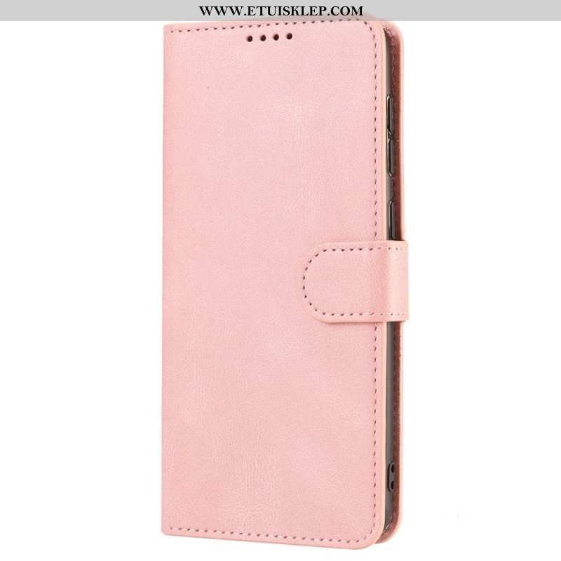 Etui Folio do Poco X4 Pro 5G Skórzany Styl Z Paskiem